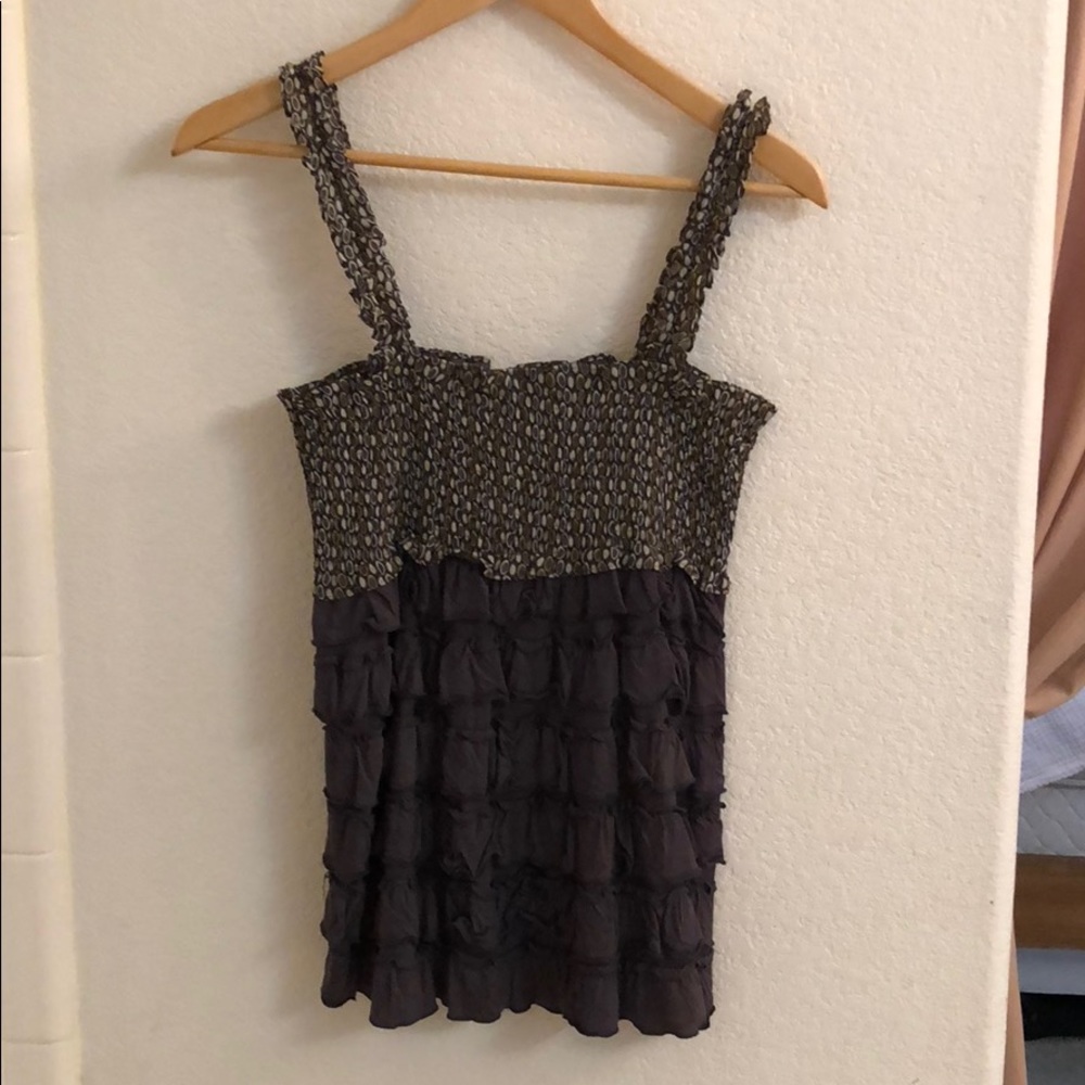 Ruffle tank top